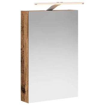 Armario Con Espejo De Baño Madera Vieja 40 X 10,5 X 60,5 Cm Vidaxl