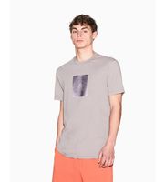 ax armani exchange para hombre xm002213af10356u6107 camiseta regular taupe s casual algodon manga corta