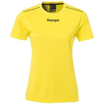 Kempa Camiseta T-shirt Poly Jaune para mujer