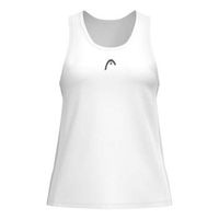 camiseta head club 25 tech blanco mujer