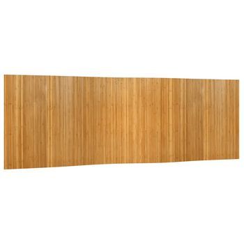Biombo Divisor De Bambú Color Natural Ancho 600 Cm Alto 165 Cm Vidaxl
