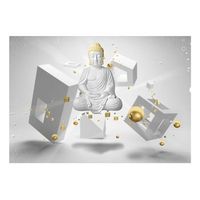 papel pintado 3d - meditacion geometrica 150x105 cm