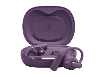 Auriculares conducción de aire - JBL Sense Pro, 38h Autonomía, Open-ear, Gancho Ajustable, 4 Micrófonos, Morado