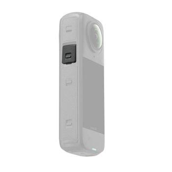 Cubierta para puerto Insta360 X4 Tapa protectora USB-C Repuesto Negro