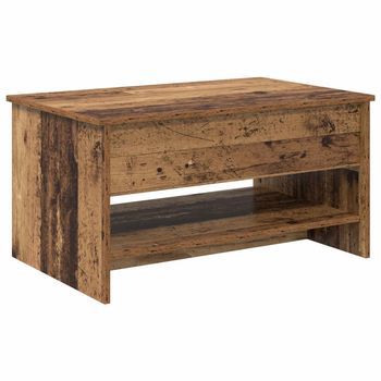 Mesa De Café Madera Envejecida 80 X 50,5 X 41,5 Cm Vidaxl