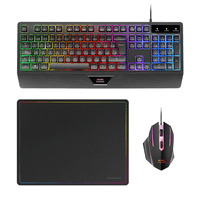 teclado mouse y alfombrilla mars gaming mcp124 frances rgb h-mech mouse huano rgb 3200dpi