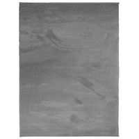 alfombra de pelo corto oviedo gris antracita 240x340 cm vidaxl