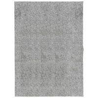 alfombra peluda de pelo largo moderna pamplona gris 140x200 cm vidaxl