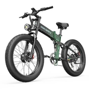 Bicicleta Eléctrica Plegable Dukaery Bst-6 Con Batería De 48 V Y 17,5 Ah.
