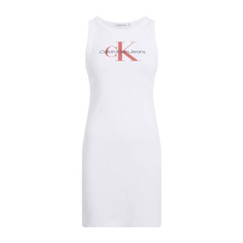 Calvin Klein Jeans. Vestido Blanco J20J223069-YAF