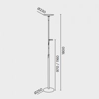 lampara de pie led lux 38w