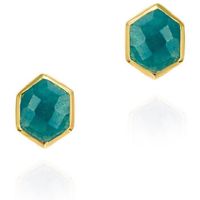 jorge revilla pendientes pendientes hexagonal minimalista atlas para mujer