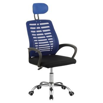 Silla Kontor De Tela 121*55*61 Cm - Azul