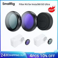 kit de filtros smallrig para insta360 go ultra con filtro nd8cpl cubierta de lente de silicona diseno a presion que permite el fijado -5862