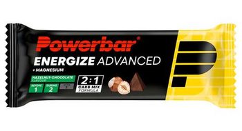 Powerbar energize advanced barrita energetica avellana   chocolate 55g