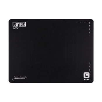 Alfombrilla de ratón para juegos EPOMAKER GP1, de 16,1 x 12,2 pulgadas, con superficie de vidrio, base de PU antideslizante, superficie micrograbada de tacto ultra suave y puntos de PTFE para