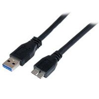 startechcom cable certificado 1m usb 30 5gbps super speed ss micro usb b macho a usb a macho adaptador - negro