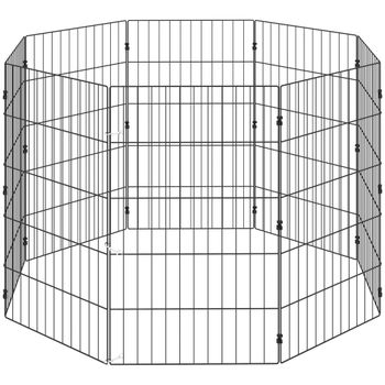 PawHut Recinto para perros Recinto expandible plegable en metal 50x80 cm Negro   Aosom España