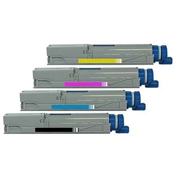 Compatible Multipack OKI C5400 Printer Toner Cartridges (4 Pack) -42804508