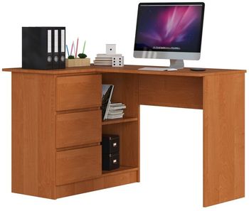 Escritorio esquinero b16 akord color aliso 124 cm