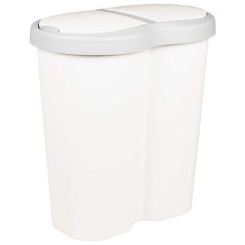 Cesta De Basura Blanco 48 X 30 X 51 Cm Pp Vidaxl