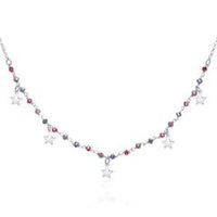 cadena estrellas plata 925