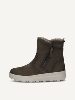 CAPRICE Bootie, green, made of Leather without heel, Size 41