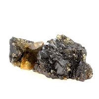 calcita  esfalerita - piedra natural de los ee uu mina elmwood carthage tennessee - cristales de calcita y esfalerita coleccion mineral 