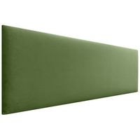 dhome cabecero de terciopelo liso 150x50 camas 150160 - verde selva