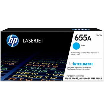HP 655A (CF451A) Cyan Original Standard Capacity Toner Cartridge