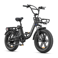 bicicleta electrica engwe l20 boost con bateria de 250 w 48 v 13 ah y sensor de par color negro