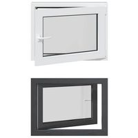 ventana de sotano oscilante y abatible risor 80 x 60 cm vidaxl