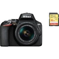 NIKON D3500 KIT AF-P 18-55 mm F3.5-5.6G VR + 32GB tarjeta SD