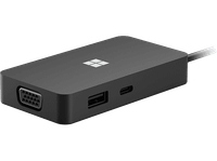 adaptador usb - microsoft travel hub multipuerto para surfacenegro