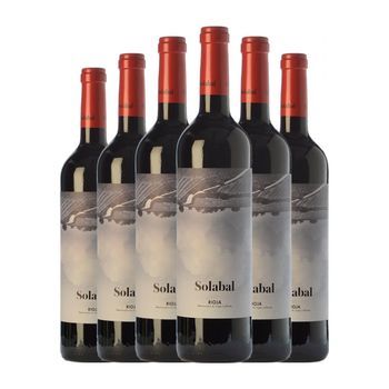 Solabal Vino Tinto Rioja Crianza 75 Cl 14% Vol. (pack De 6 Unidades)