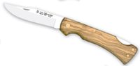 navaja alpina 042 miguel nieto de 17 cms con hoja de acero de 75 cms y mango de madera natural de olivo