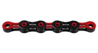cadena kmc dlc 11s 118 negro rojo