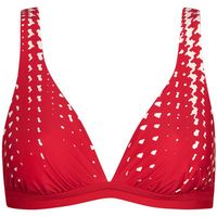 lisca banador top triangulo con aros quito para mujer