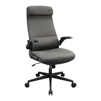 Silla de oficina Cougar CGR-STD-GRB ergonómica gris tela reposabrazos ajustable
