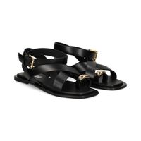 bibi lou sandalias planas mujer - negro talla 38