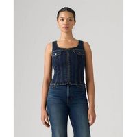 levis camiseta tirantes 0089p-0004 vintage zip vest-gate keeping para mujer