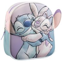 garvalin mochila mochila guarderia 3d escolar estrellas azul y rosa para nina