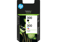 cartucho de tinta - hp 300 pack 2 combo negro y tricolor cn637ee