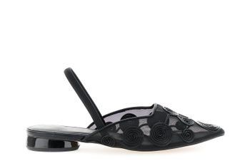 zapato destalonado con bordado cornely black 39