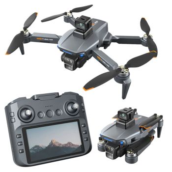 FUNSKY B8S GPS 5G WiFi FPV con pantalla LCD de 5,9 pulgadas controladora cámara dual 720P HD gimbal servo evitación de o