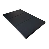 cama para toyota proace city van - 5cm grosor con hr 20kgm3 suave 3cm de viscoelastica - negro