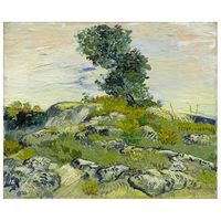 legendarte - cuadro lienzo impresion digital - las rocas - vincent van gogh - decoracion pared cm 60x75