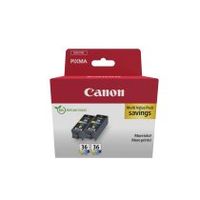canon 1511b025 cartucho de tinta 2 piezas original negro cian magenta amarillo