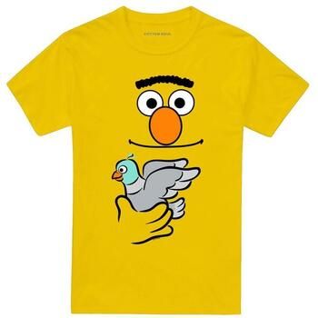 Sesame Street Camiseta Holding Pigeon para mujer