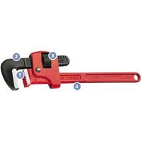 llave stillson 24 acero forjado super ego